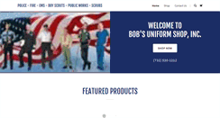 Desktop Screenshot of bobsuniformshop.com